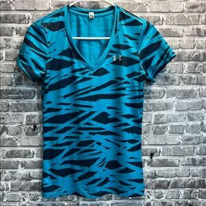 Under Armour‎ Women's teal V-Neck Top
